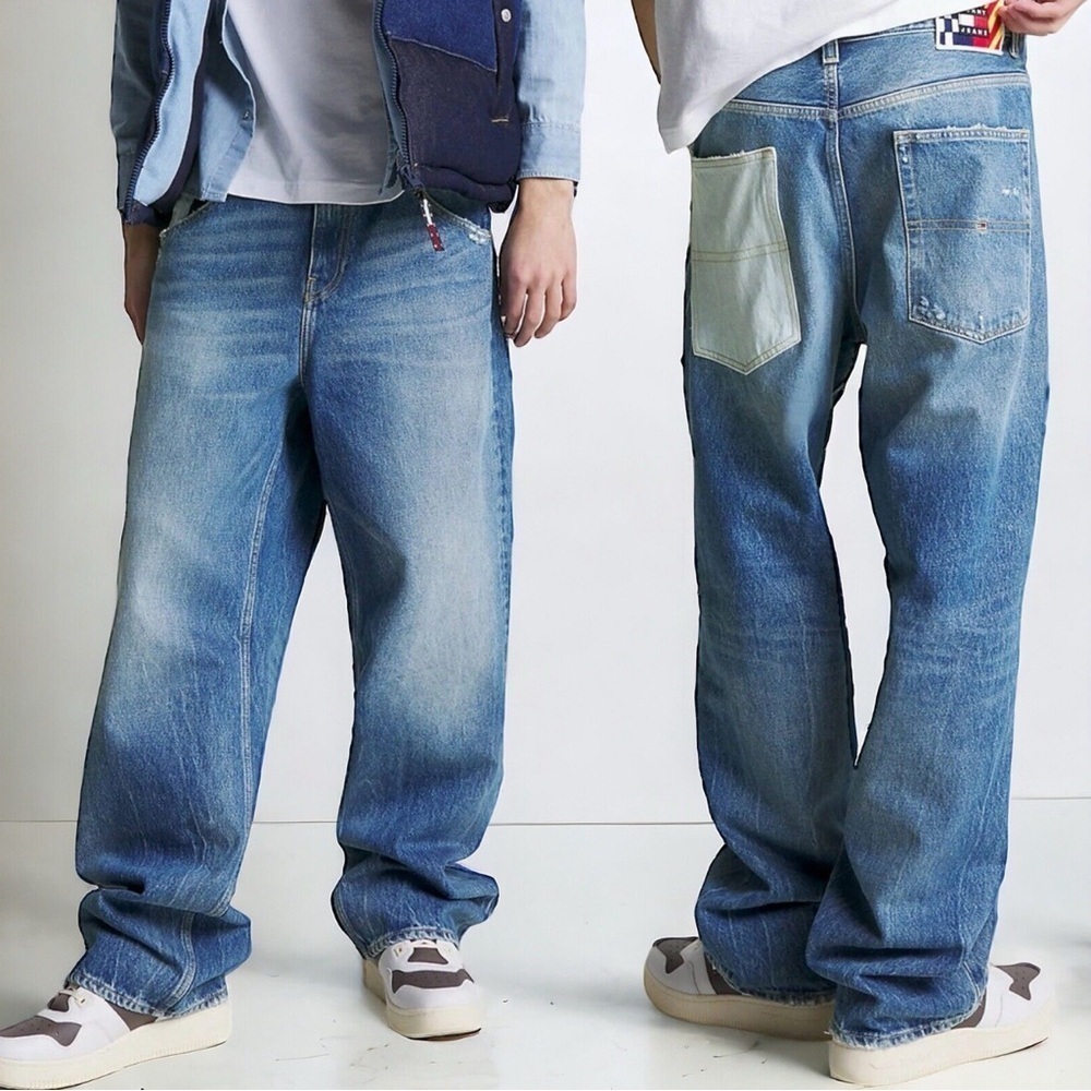 Tommy Hilfiger NWT! Aiden Baggy Jeans Men's Size 36x32 Loose Fit Y2K Urban